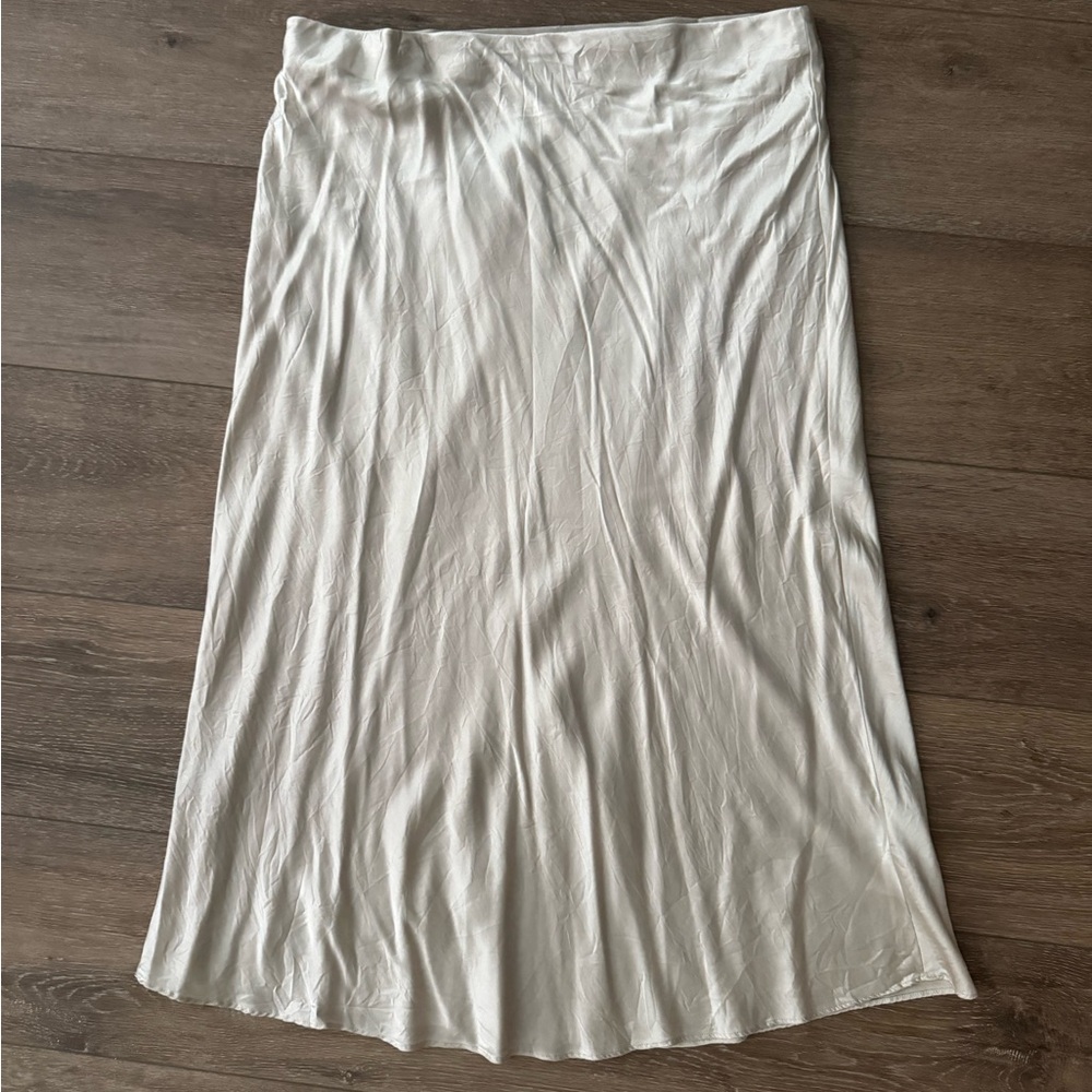 Quince Silk Midi Skirt